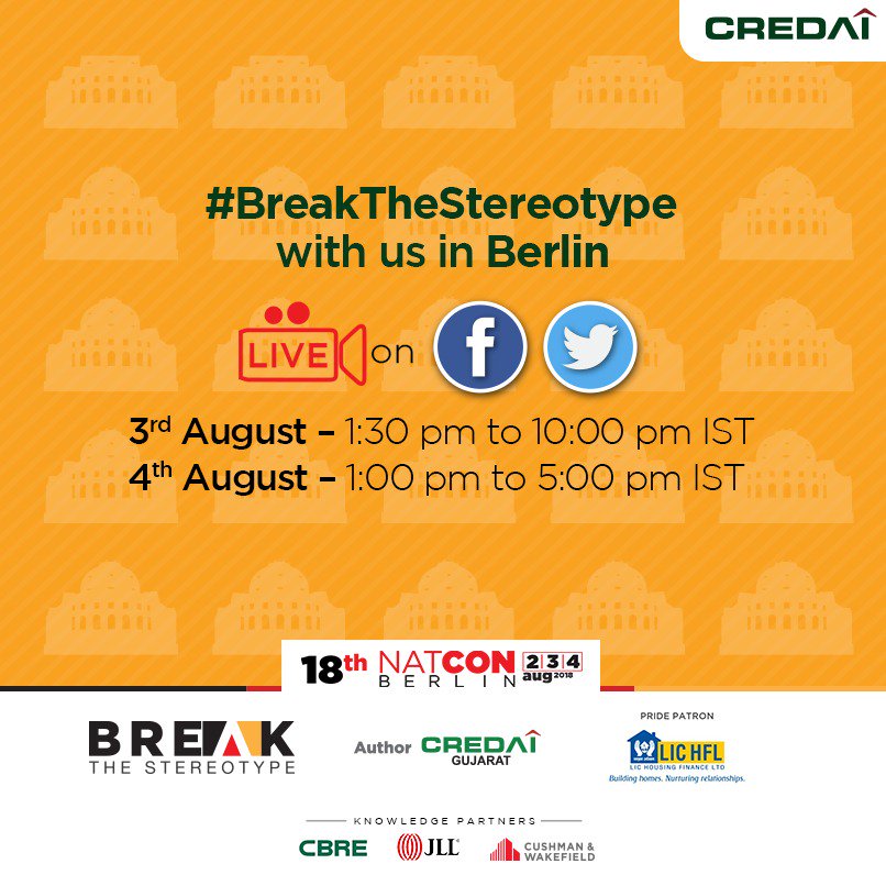 RT @CREDAINational: Let’s together #BreakTheStereotype! Don’t forget to catch us live on Facebook and Twitter. https://t.co/GMyXubnnH8