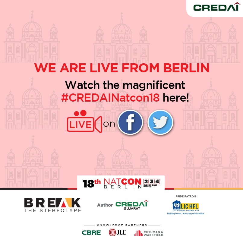 RT @CREDAINational: We are LIVE! Catch the magnificent #CREDAINatcon18 live from the capital of Germany. https://t.co/4nk1oCzBVp
