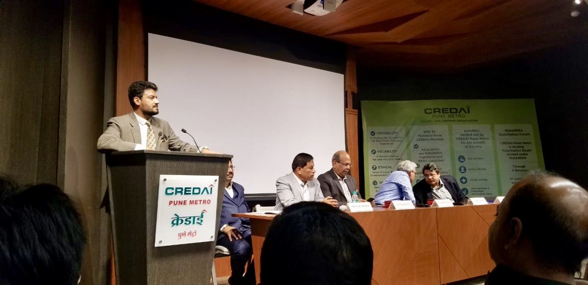 Happy to inaugurate Credai Maharastra’s office at Pune today .@CREDAINational @ASSOCHAM4India @mchi_thane @CREDAI_MCHI  @ https://t.co/8JT9sLXHn8