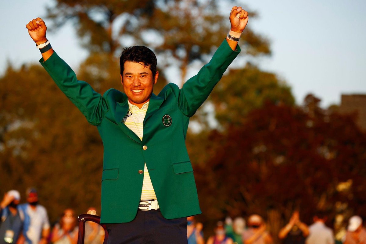 Congratulations to Hideki Matsuyama 🇯🇵 on becoming the first Asian-born player to win The Masters Tournament ⛳ and first ever Japanese man to claim a Major championship. 👏👏👏
#AsianPride #TheMasters2021 @SavvyAhmedabad @KensvilleGolf https://t.co/hu5i79aJLp