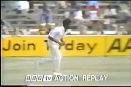 The Rolls Royce of fast bowlers, Michael Holding turned 67 on 16th Feb. In a short tribute BBC re-created this short footage of the immortal Oval ‘76 hat-trick. All the way through Richie Benaud analysing the run in and bowling action in slo-mo. #Cricket https://t.co/cwpHY8RAei